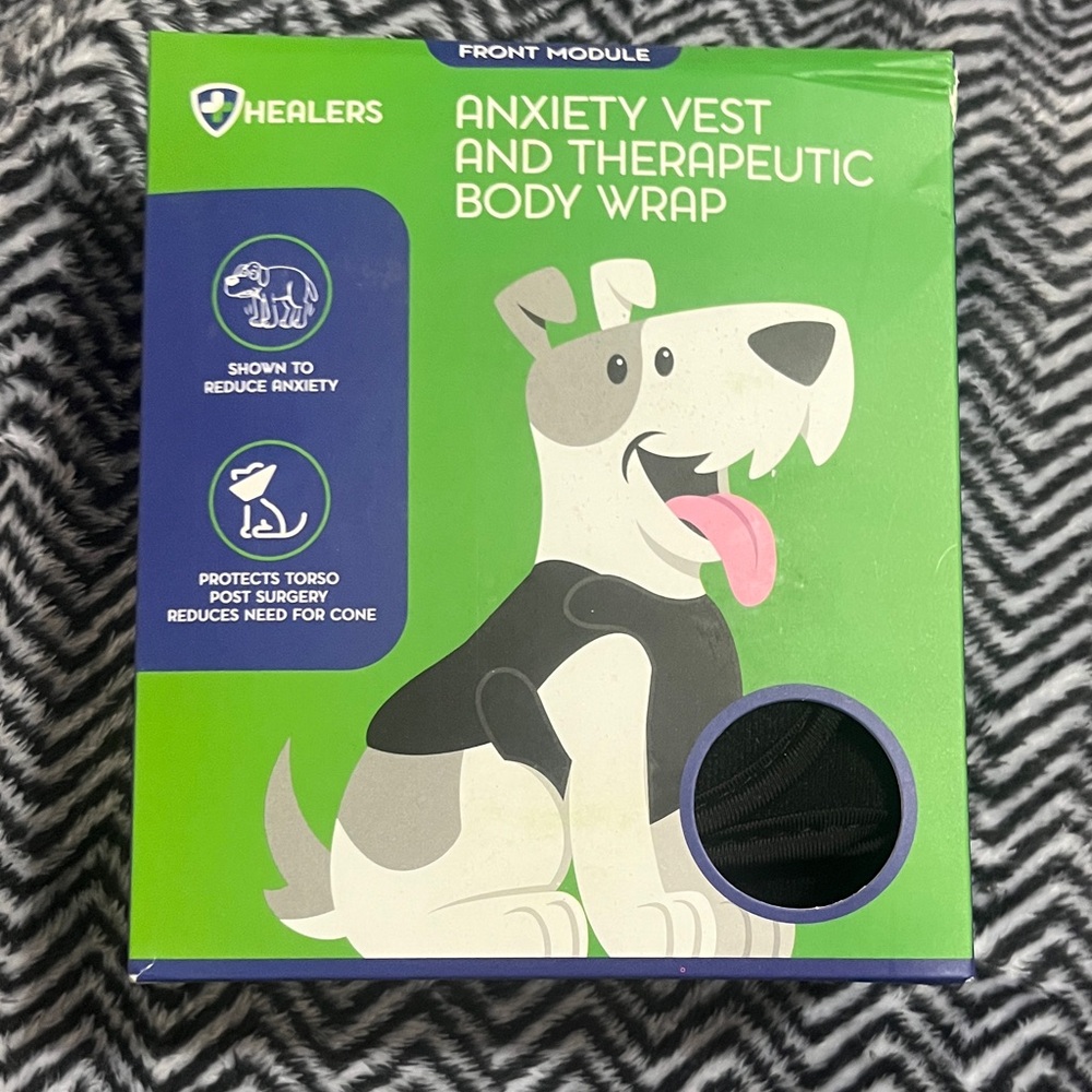 Black Anxiety Vest for Dogs